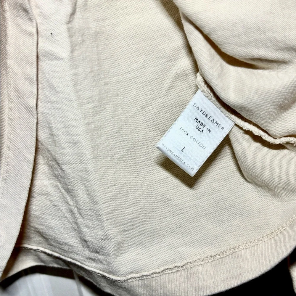 NWOT Daydreamer Free People Queen of Hearts Graphic Long Sleeve Tee L - Picture 2 of 6